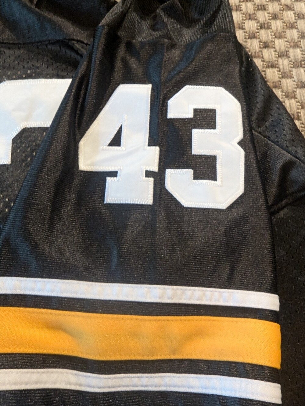Polamalu Players of the Century NFL Pittsburgh Steelers Jersey #43 Size 2XL 54 - Picture 5 of 9